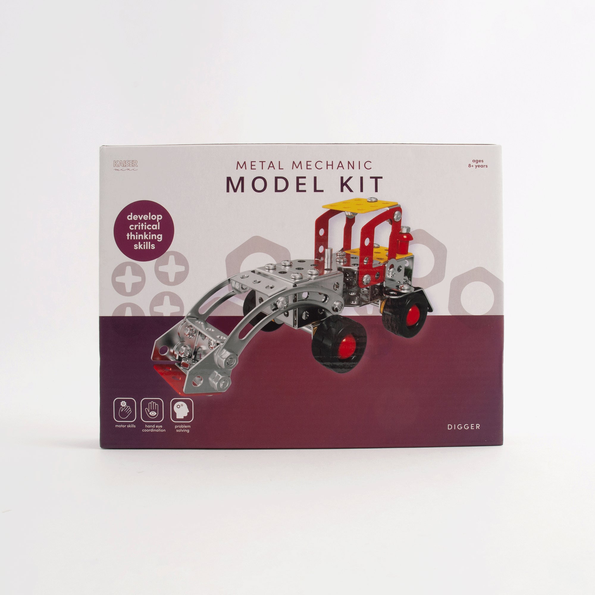 Kaiser Toy Box - Kids Metal Mech Model Large - DIGGER